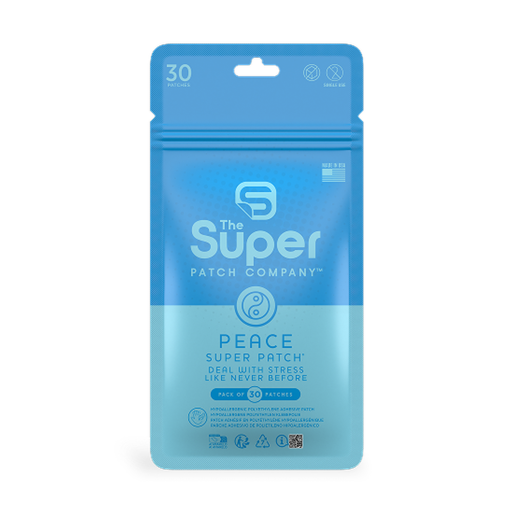 Peace Super Patch pack of 30 with VTT 2.0 technology for stress relief and improved wellness