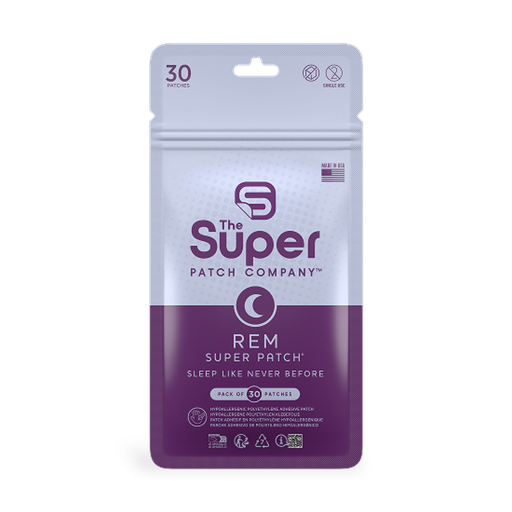 REM Super Patch pack of 30 with VTT 2.0 technology for improved sleep support